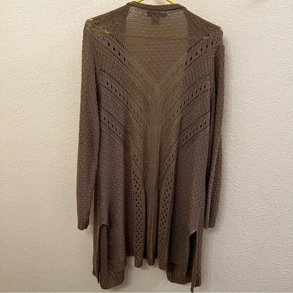 99 Jane Street Long Open Cardigan (Size 1X) - Picture 2 of 4